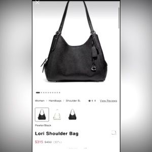 Black coach Lori shoulder bag